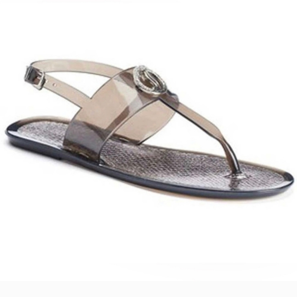 Juicy couture jelly buckle  sandals  size S 5-6 new